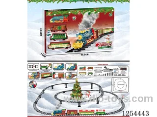 Classic Steam Charging Railway Train (Christmas model) W L/M/spray/songs included battery
