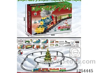Classic Steam Charging Railway Train (Christmas model) W L/M/spray/songs included battery
