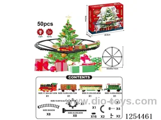 Classic Electric Railway Train (Christmas model) W L/M/spray/songs not included battery