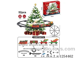 Classic Rechargeable Railway Train (Christmas model) W L/M/spray/songs included battery