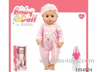 16 inch drinking and peeing doll ( vinyl head hands and feet / body blowing / with IC,24 sound ) included battery