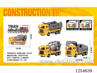 pull back Engineering Vehicle 3 mixed