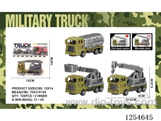 pull back Military Engineering Vehicle 3 mixed