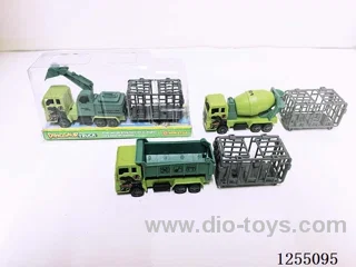 Pull back Dinosaur Engineering Vehicle