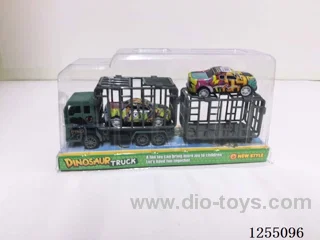 Pull back Dinosaur Engineering Vehicle (with pull back Car)