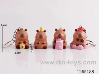 Capybara Keychain (4PCS)