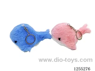 12cm Whale Plush Keychain Pendant