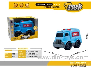 Mini cartoon police car