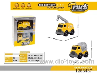 Mini cartoon car 2PCS