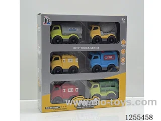 Mini cartoon car 6PCS