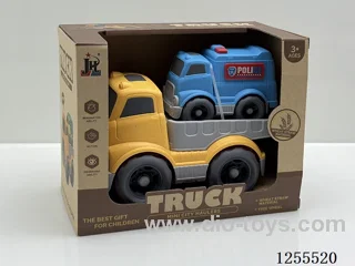Straw cartoon flat trailer