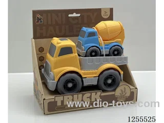 Straw cartoon flat trailer