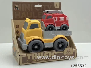 Straw cartoon flat trailer