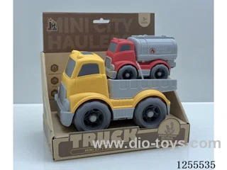Straw cartoon flat trailer