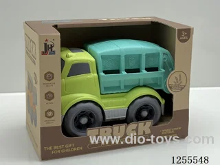 Straw cartoon sanitation vehicle