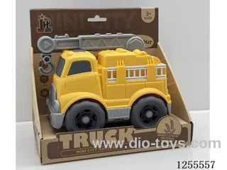 Straw cartoon boom truck