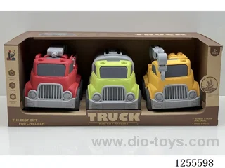 Straw cartoon car 3PCS
