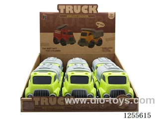 Straw cartoon tanker 6PCS