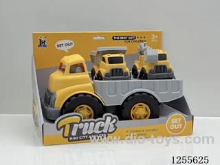 Cartoon flatbed car