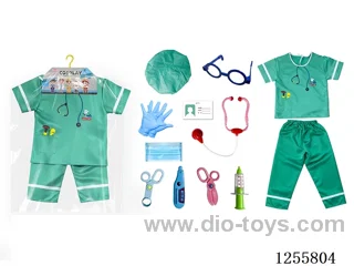 Cosplay Green Scrubs