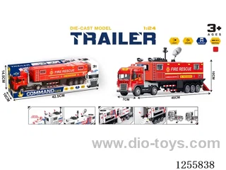 Inertial alloy fire command vehicle W L/M included 3*AG13 battery (with receiver accessories)