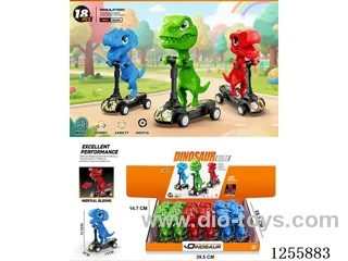 Pull back dinosaur scooter 18PCS