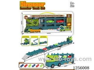 Dinosaur deformation competitive track ejection storage vehicle