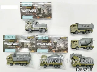 pull back Military Engineering Vehicle (3 mixed)