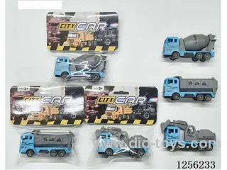 pull back Police Engineering Vehicle (3 mixed)