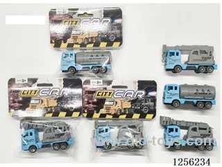 pull back Police Engineering Vehicle (3 mixed)
