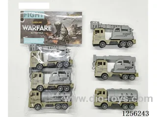 3PCS pull back Military Engineering Vehicle