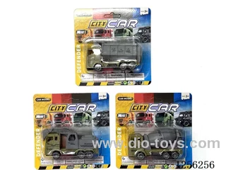 Pull back Military Engineering Vehicles (3 mixed)