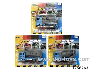 pull back Police Engineering Vehicles (3 mixed)