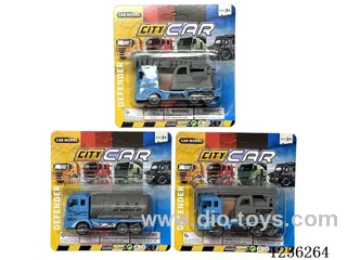 pull back Police Engineering Vehicles (3 mixed)