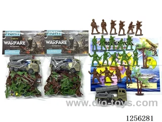 Military pull back Missile Vehicle Set (2 mixed)