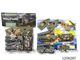 Military pull back Missile Vehicle Set