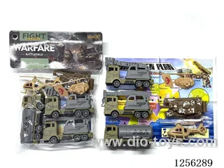 Military pull back Engineering Vehicle Set