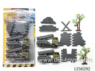 Military pull back Missile Vehicle Set