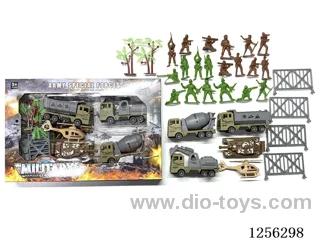 Military pull back Engineering Vehicle Set