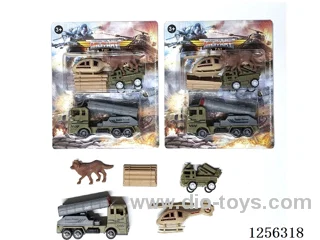 pull back Military Missile Vehicle Set (2 mixed)