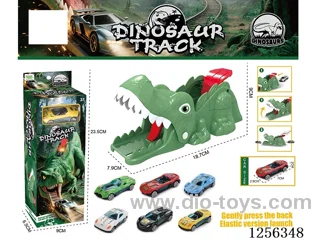 Catapult Dinosaur Track Car (with plastic car)