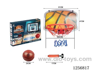 Suspended Backboard: 61.5 x 47.5 cm, Rim Diameter: 39 cm