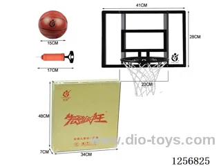 Foldable Iron Frame Transparent Backboard (41*28CM) Rim Diameter: 23CM (for Size 3 Ball)