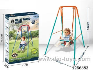 Green Children's Swing Set