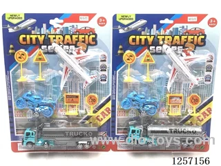pull back City Car Set (2-Model Mix)