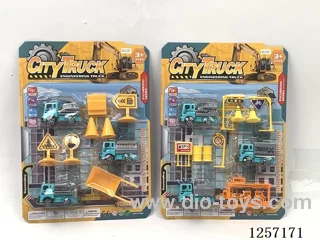 pull back Engineering Vehicle Set (2-Model Mix)