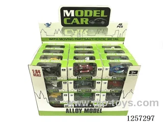 1:64 Alloy Free-Wheel Formula Car 8 mixed (48PCS)
