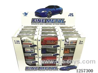 1:50 Diecast Mini Truck free wheel 12 mixed (48PCS)
