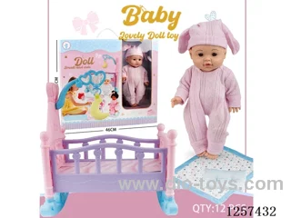 14-inch fully vinyl doll set