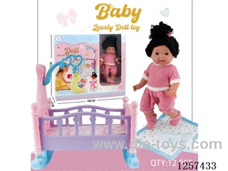 14-inch fully vinyl doll set